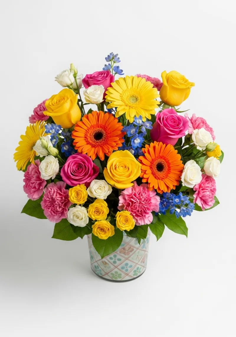Garden Harvest Bouquet - Fruit and flower arrangement | Gemma Flowers