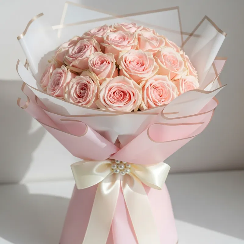 Blush Romance - Premium Romance & Anniversary flower arrangement | Gemma Flowers delivery