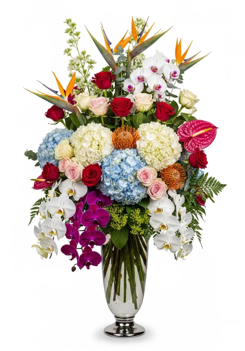 Grand Elegance - Premium Anniversary & Congratulations flower arrangement | Gemma Flowers delivery