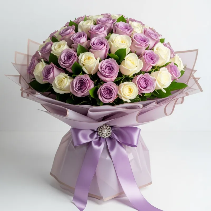 Lavender Dreams - Premium Anniversary & Romance flower arrangement | Gemma Flowers delivery