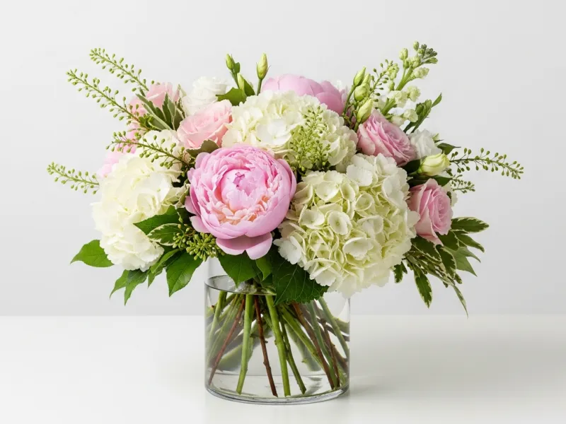Crystal Clear - Premium Anniversary & Thank You & Just Because flower arrangement | Gemma Flowers delivery