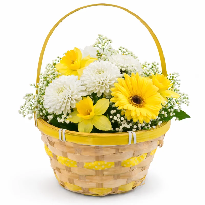Joyful Basket - Premium flower arrangement | Gemma Flowers