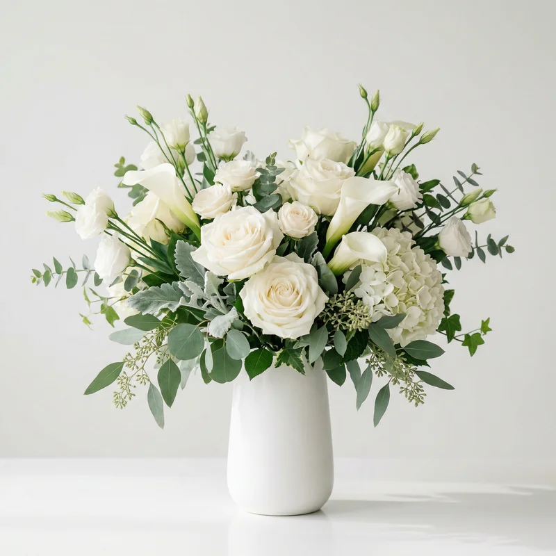 Serene Grace - Premium Sympathy flower arrangement | Gemma Flowers delivery